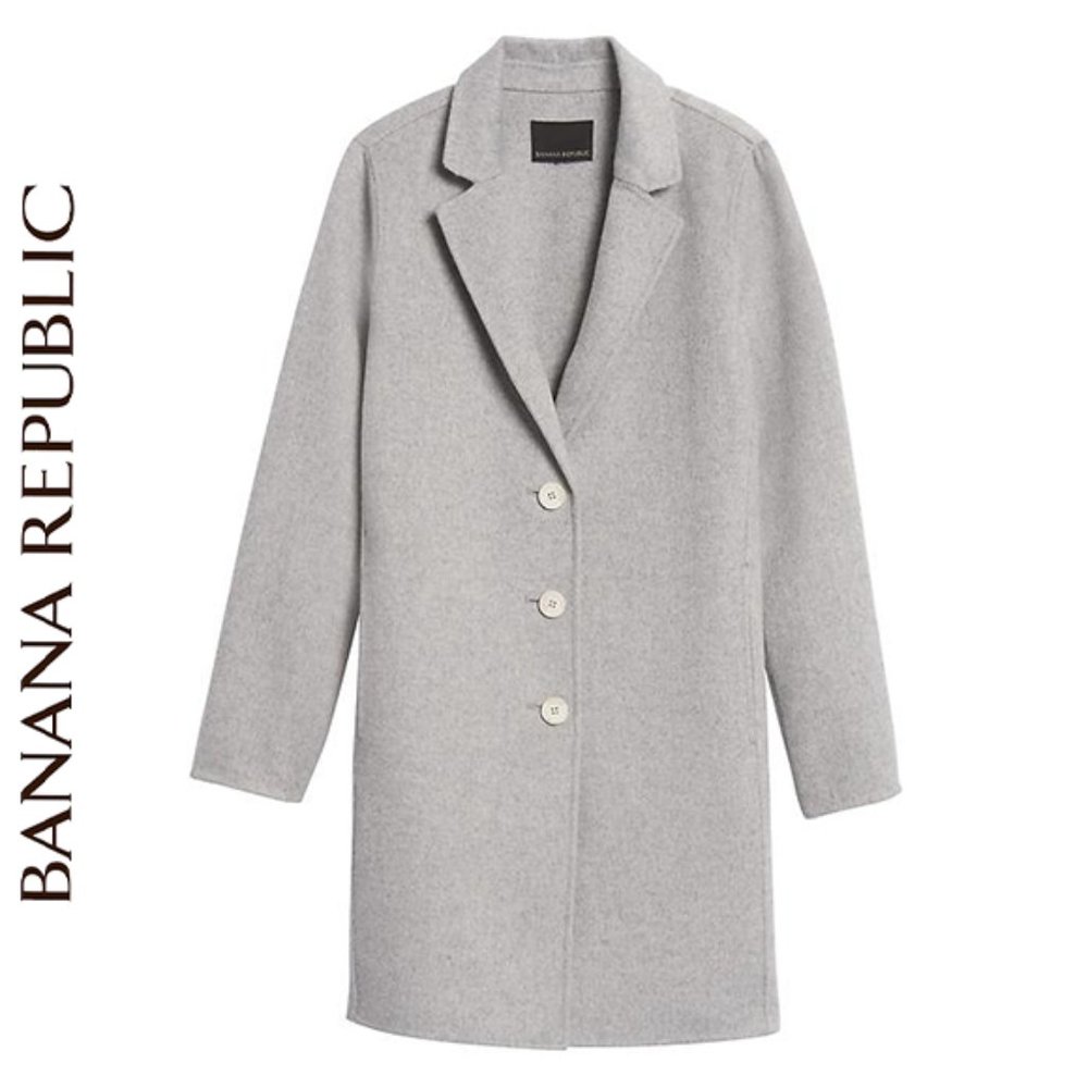 Banana Republic Double-Faced Top Coat